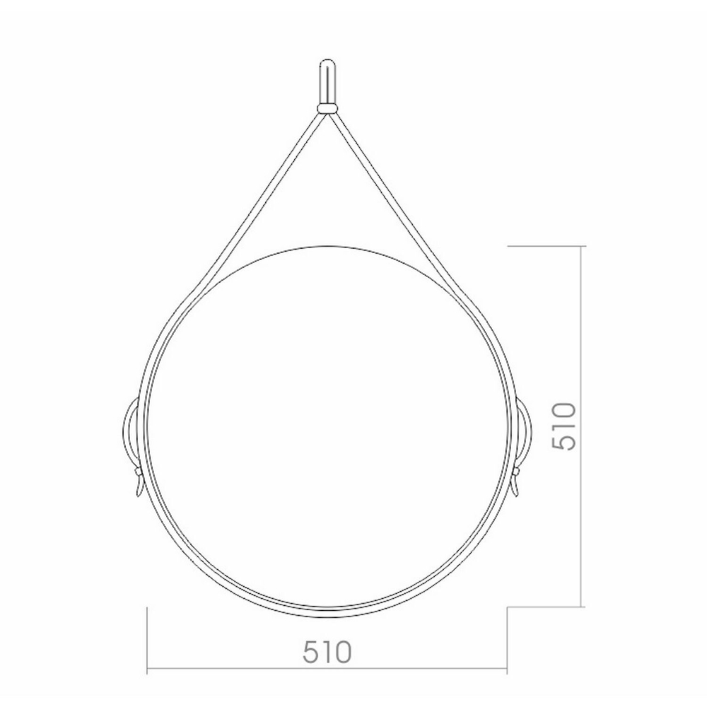 Зеркало без подсветки MIXLINE Капитан D510 (539789)