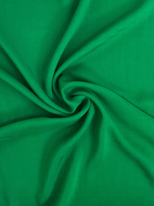 штапель однотонный, зеленый