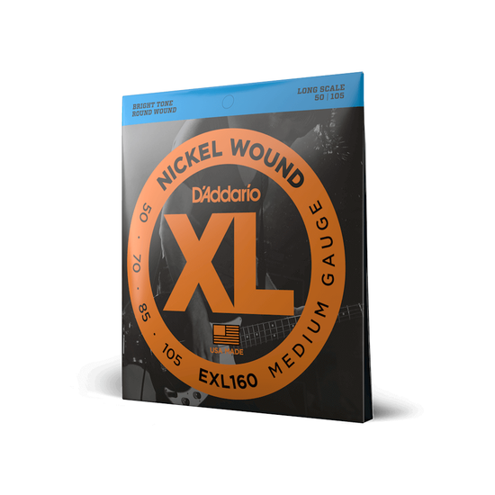 Струны для бас-гитары D'ADDARIO EXL160