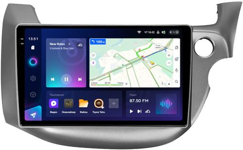 Магнитола для Honda FIT 2 2007-2014, FIT Shuttle - Teyes CC3-2K QLed Android 10, Быстрая, SIM-слот, CarPlay