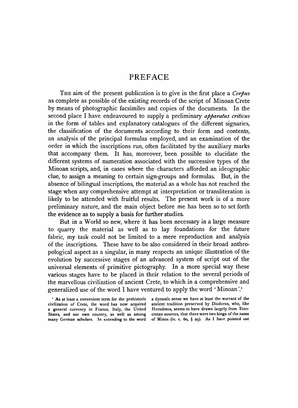 Scripta Minoa: the written documents of Minoan Crete, with special reference to the archives of Knossos. Vol. 1 | Arthur Evans