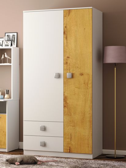 белый / дуб бунратти