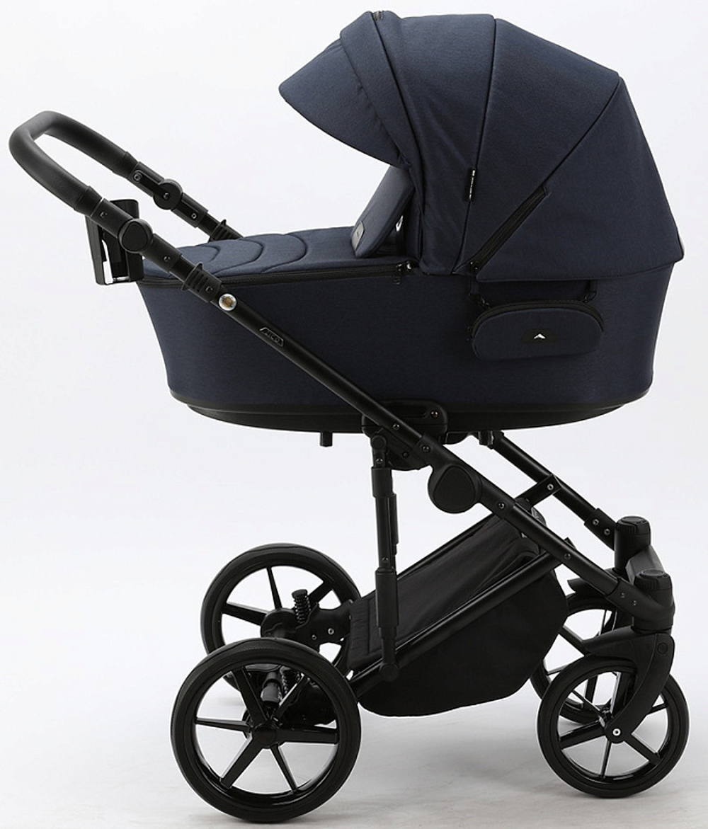 Детская коляска Adamex Zico 2 в 1 Z-TK12 ТЕМНО-СИНИЙ