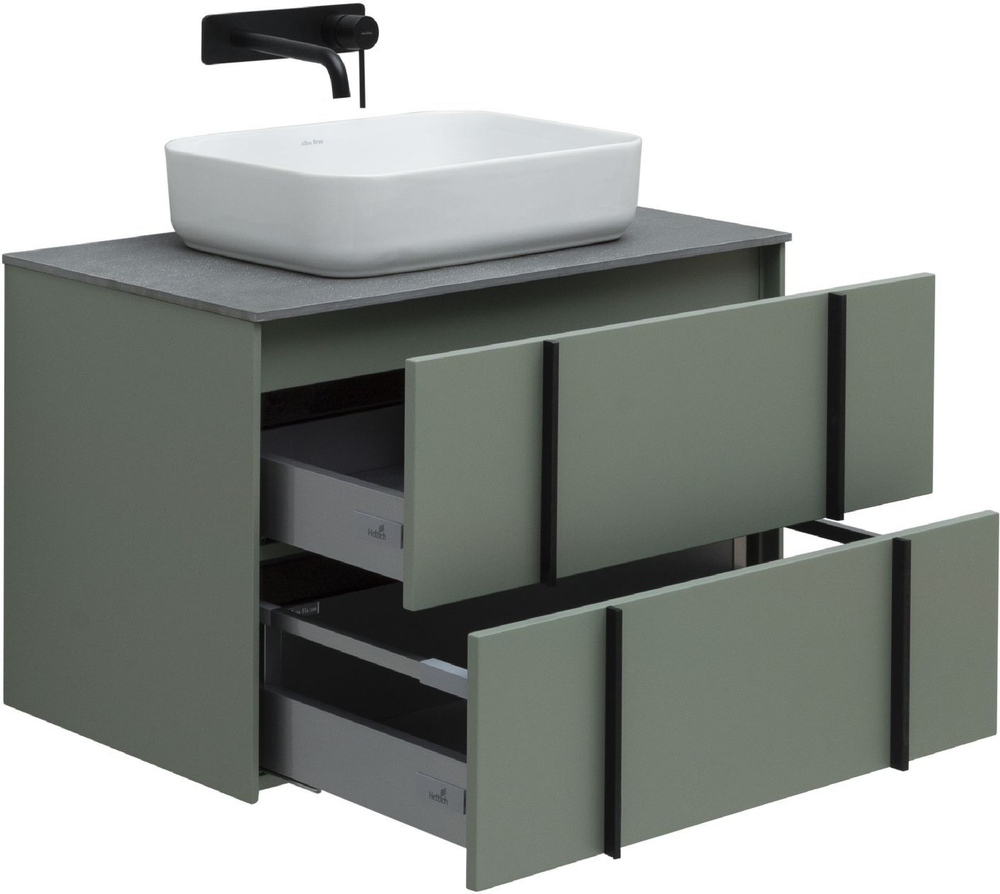 Тумба с раковиной Allen Brau Reality 1.32005.CGM 80 cement grey matt