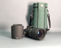 Sigma 100-300 APO 1:4 HSM IF Nikon F есть царапки на передней линзе