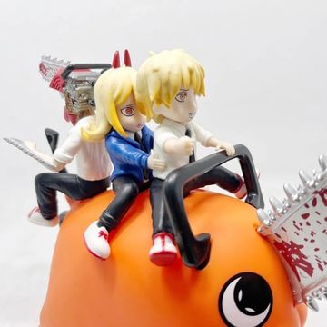 Фигурка Почита, Дэнджи и Пауэр, Человек-бензопила, 15 см