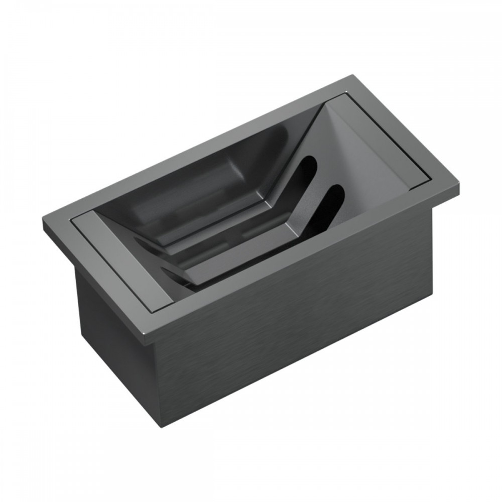 Встраиваемая сушка для посуды DRY-01-GM нерж.сталь/вороненая сталь (без вставок)