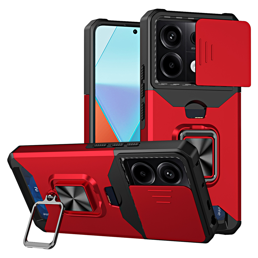 Противоударный чехол Сard Reader Case для Poco X6