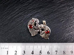 Серьги короткие "вОроны Одина".