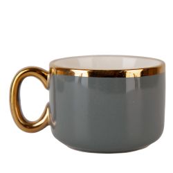 Чашка с блюдцем "Royal line.Gray" v=200мл. (min4) (транспортная упаковка)