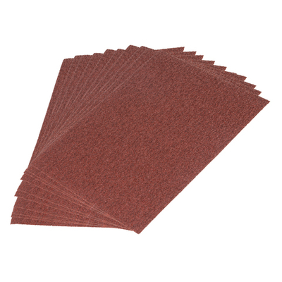 Шлифлист на тканевой основе, зернистость № 50, 240 х 170 мм, 10 шт, водостойкий, "БАЗ"