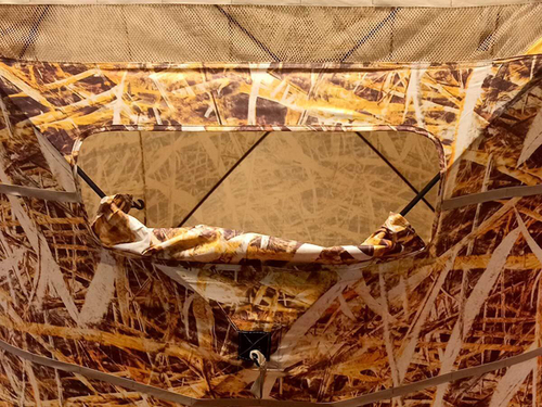 Засидка двухместная ShotTime Куб, камыш (ST-TB-01)