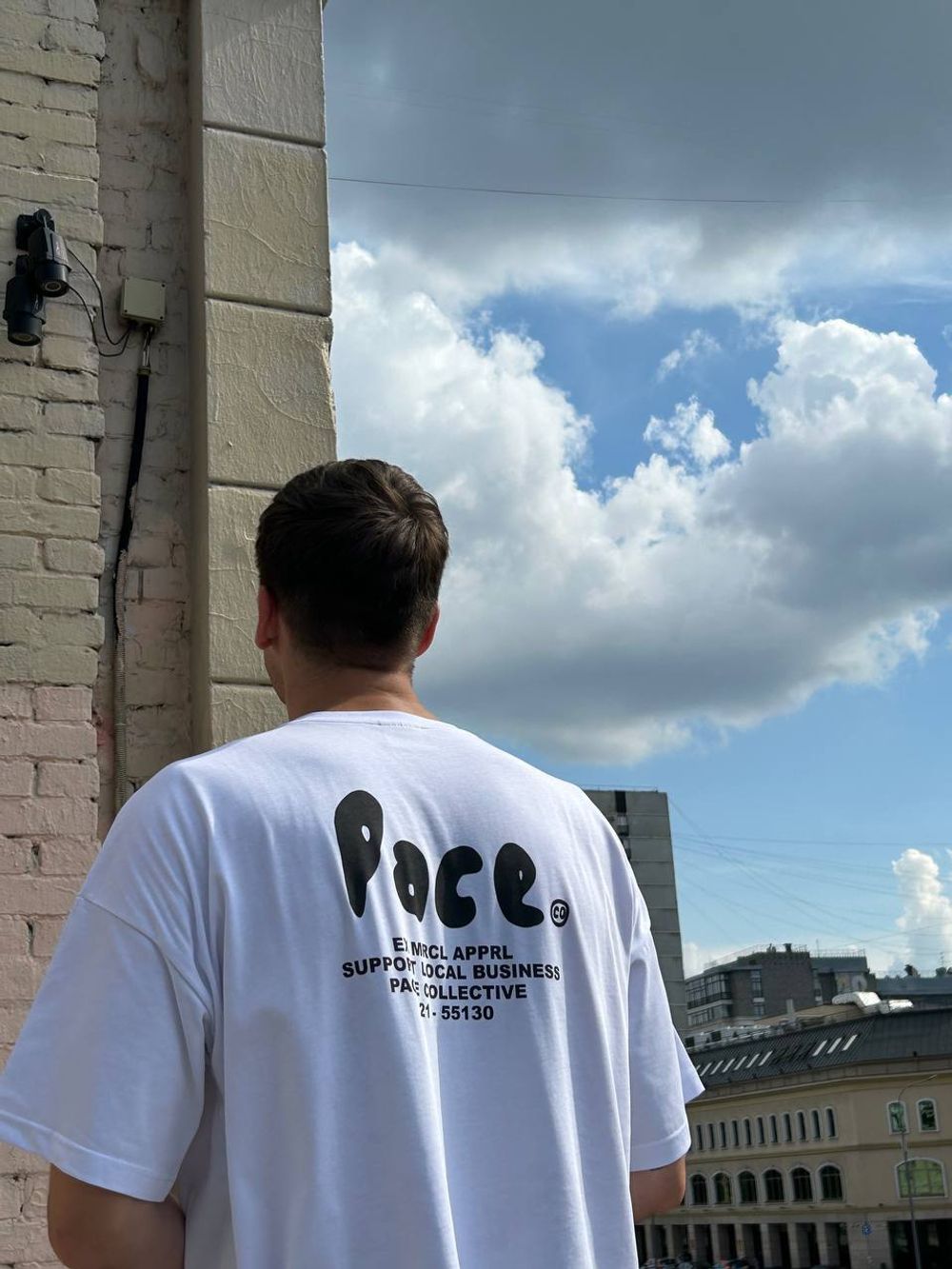 Футболка Miracle Apparel Support Locals белая