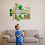 Фольгированный шар-фигура «Истребитель. Камуфляж», сатин, 104 см