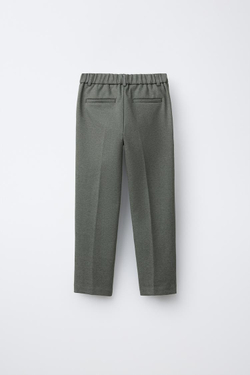 ZARA КОСТЮМНЫЕ БРЮКИ, МЯГКИЙ ЗЕЛЕНЫЙ