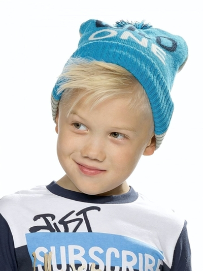 Шапка для мальчиков р-р (50-51, Голубой(9))