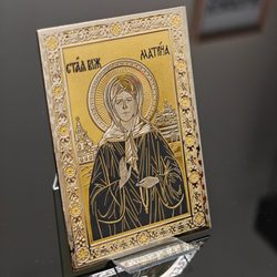 Икона Матрона Московская карманная