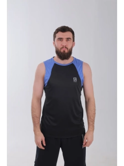 Спортивная футболка майка тренировочная без рукавов