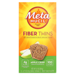Metamucil, Fibre Thins, яблочный и хрустящий продукт, 12 пакетиков по 22 г (0,77 унции)
