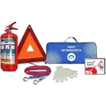 Набор автомобилиста «Универсал» (аптечка,огнетушитель,значк,трос,перчатки,сумка)