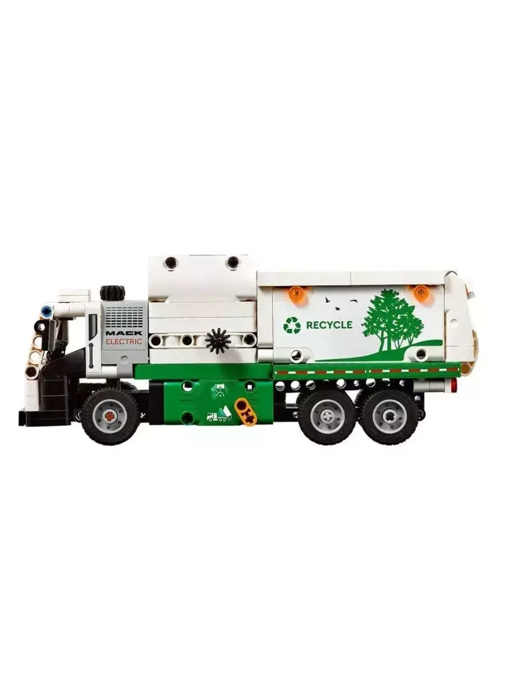 Конструктор Электрический мусоровоз Mack LR 500 деталей