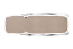 Шезлонг Nardi Omega без подлокотников, бело-коричневый