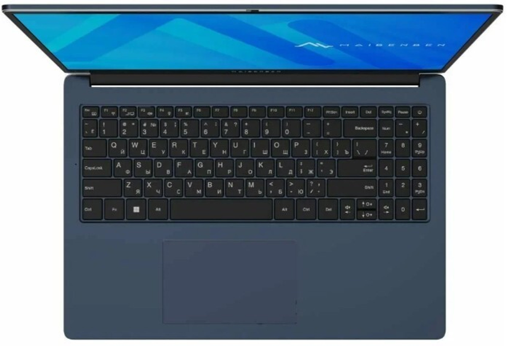 Ноутбук  Maibenben Medio M657 16 ", Ryzen 7, 8 Гб RAM, 512 Гб SSD, Radeon Graphics, Синий