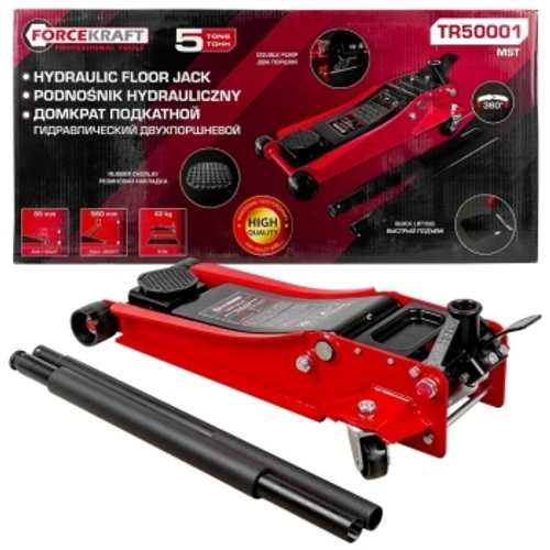 Домкрат подкатной 5т, 95-560мм ForceKraft