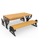 Стол с лавками Зоо