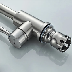 Смеситель для кухни с гайкой (нерж) (1/10) Ledeme L74998A-3