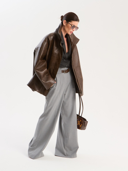 Брюки на высокой посадке