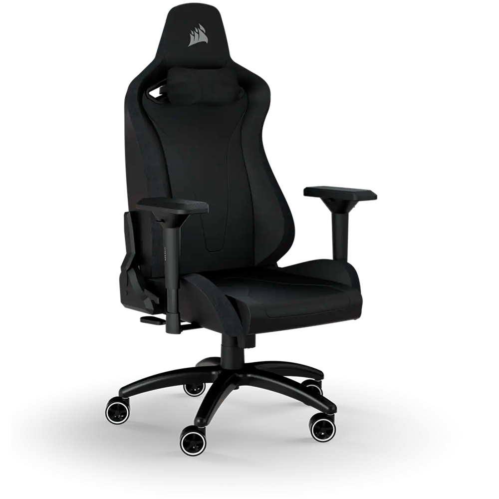 CORSAIR TC200 Leatherette Gaming Chair, Standard Fit - Black
