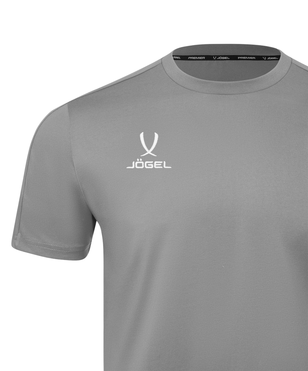 Футболка тренировочная JÖGEL PREMIER PerFormDRY TRN CVC Tee, серый