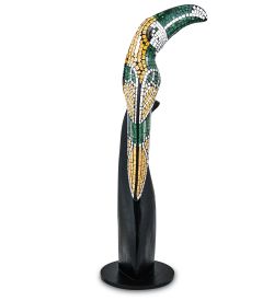 Decor and Gift 23-029-04 Н-р статуэток из трех «Тукан» дерево+стекл.мозаика (50,40,30 см)