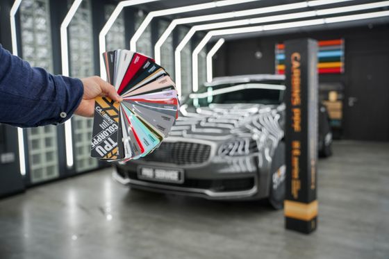 Carbins Color PPF Nubela Grey CP AMG серая цветная полиуретановая защитная антигравийная пленка