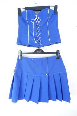 Костюм корсет с юбкой эффектный 40-42 размер