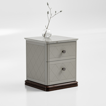 Прикроватная тумба CRYSTAL CRD007 на цоколе