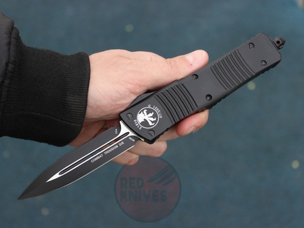 Нож Microtech Troodon D/E Black Black А+++ 138-1BK