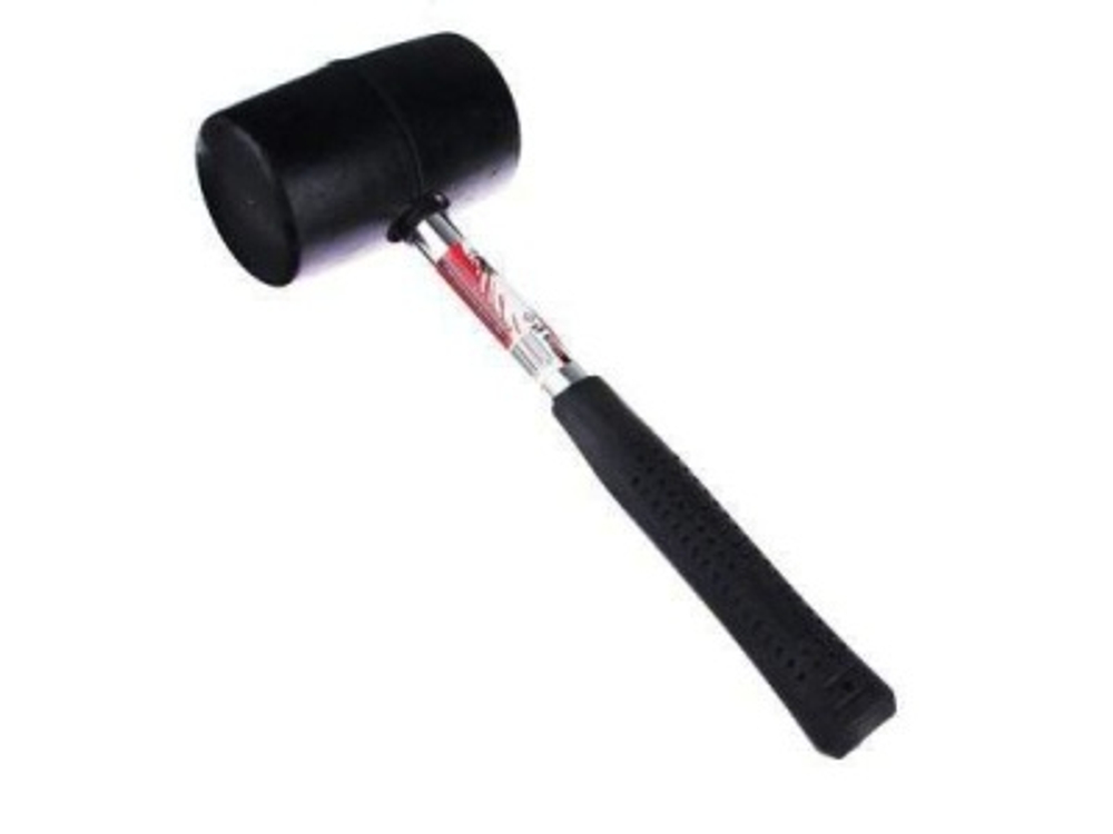 Киянка 680гр РОКОТ резиновая с металической ручкой