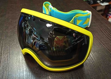 Маска Vizzo Phantom lime/grey mirror