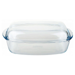 Форма для выпечки стекло, 22х37.5х11 см, 6.5 л, прямоуг, с крыш, Pyrex, 466AA