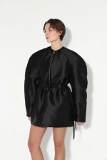Платье из тафты FEMINISM Black