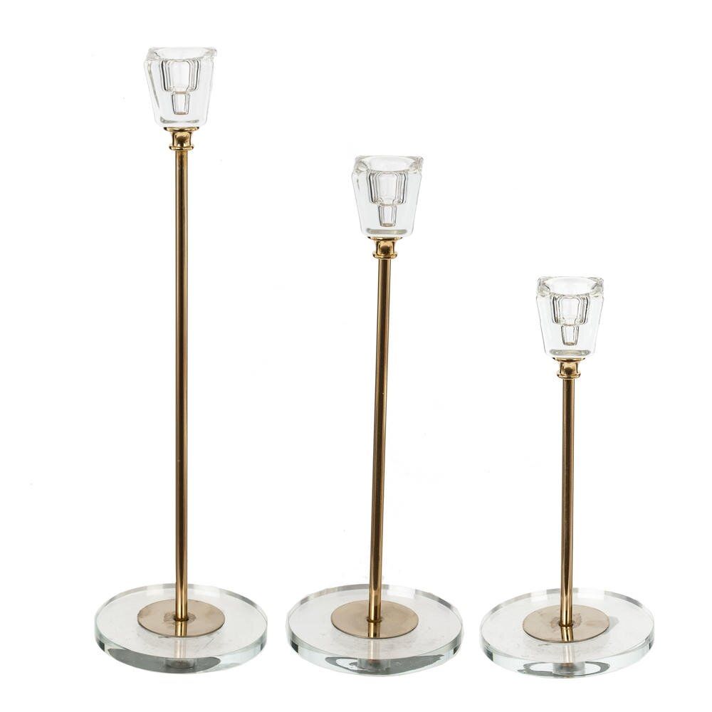 GAEM Набор из 3-х подсвечников, L28,5 W11 H29 см