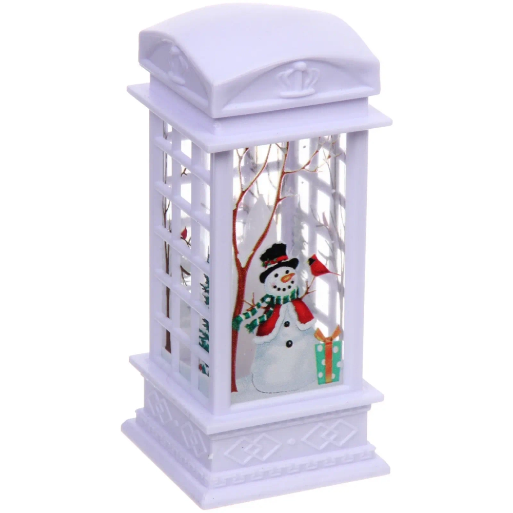 Сувенир с подсветкой «Телефонная будка» 5,2*11,5 см, Белый