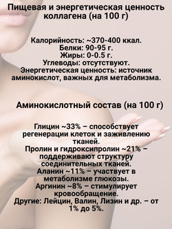 Коллаген говяжий гидролизованный МилоБио для суставов и кожи, 200гр порошок