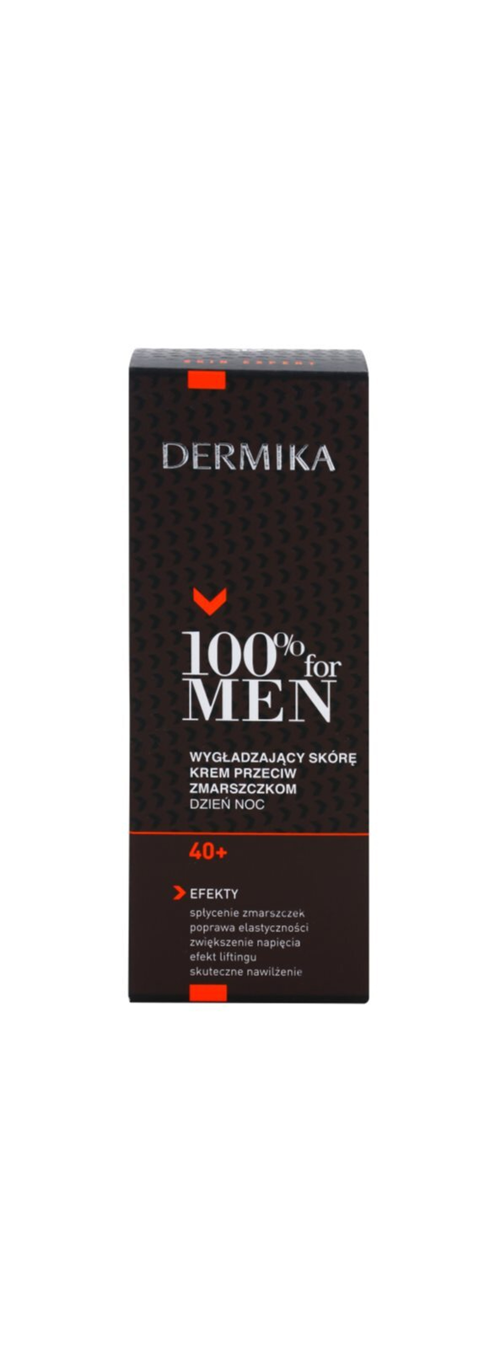 Dermika 100% for Men - разглаживающий крем против морщин 40+ /   50  ml  / GTIN 5902046503024