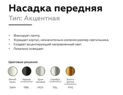 Ambrella Насадка передняя для корпуса светильника с диаметром отверстия D60mm DIY Spot N6124