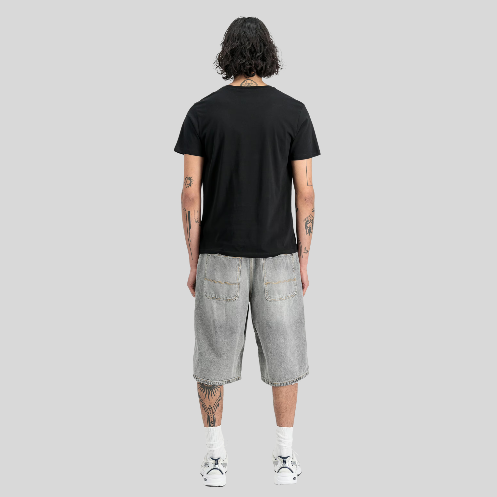 Футболка Alpha Industries Basic Big Logo (Чёрная) Футболка Alpha Industries Basic Big Logo (Чёрная)