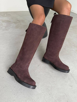 Сапоги-"трубы" женские