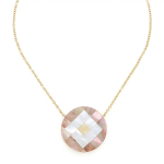 Колье Nature Bijoux, San Lazzaro, с подвеской из перламутровой мозайки, NB25.2-15-43562 (бежевый)